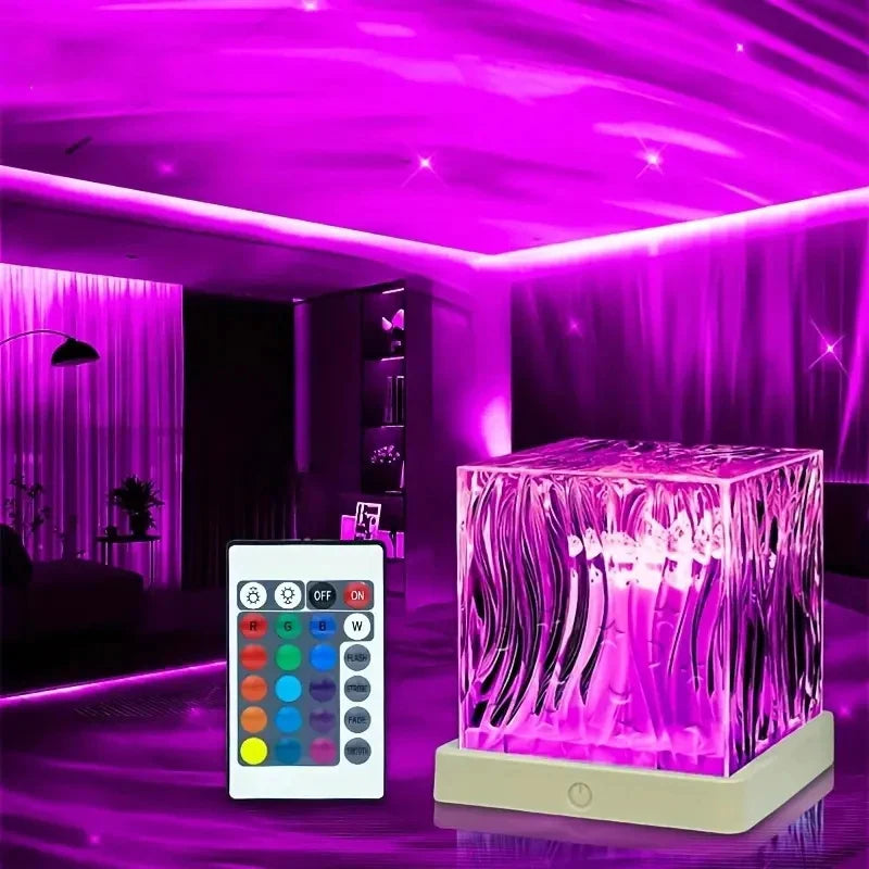 Ocean Wave Projector Light 16Colors Remote LED