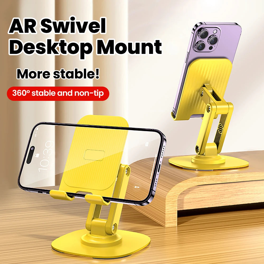 360 ° Rotation Phone Holder Foldable Desk Mobile Phone Holder Stand For IPhone Xiaomi Universal Table Cell Phone Stand Support