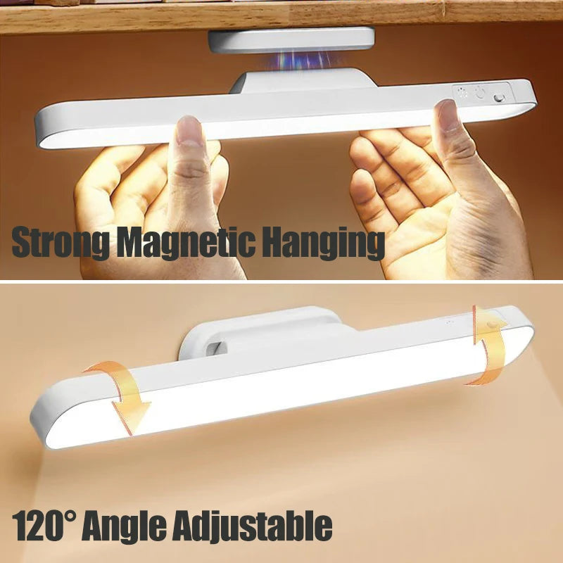 Remote LED Desk Lamp Magnetic Hanging Night Light USB Rechargeable Table Lamp 3 Colors Reading Light For Cabinet Closet Wardrobe NOTE this product is unavailable for Ireland