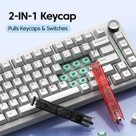 2 in 1 Switch Puller Keycap Puller Key Switch Keycap Puller for Mechanical Keyboard Gaming Keyboard Switches Cleaning Tool