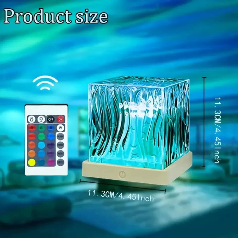 Ocean Wave Projector Light 16Colors Remote LED