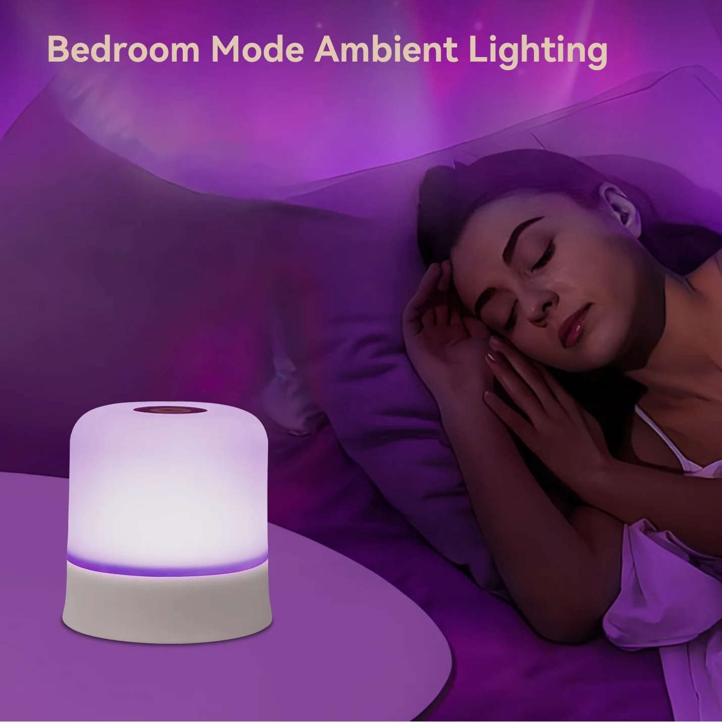 Touch Night Light Rechargeable Remote Control Night Light RGB Dimmable Table Lamp Ambient Light for Bedroom Living Room