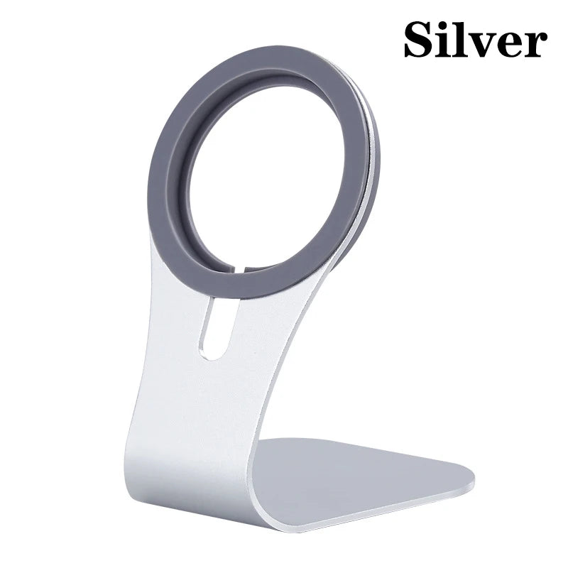 Magsafe Cell Phone Charger Stand Magnetic Phone Stand Aluminum Alloy Stand For IPhone 12 Series Fast Wireless Charging Stand