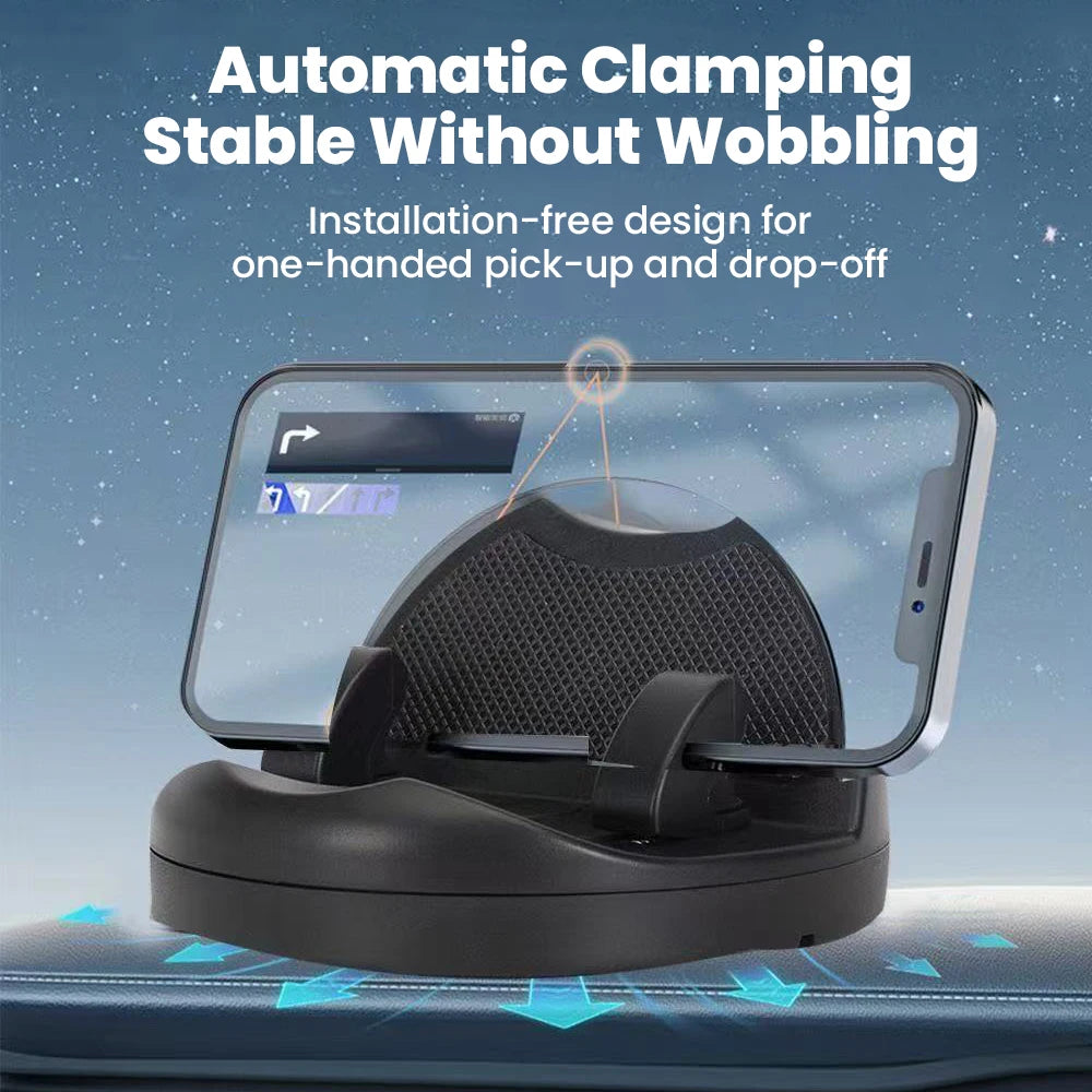 Dashboard Car Phone Holder 360 Rotation Silicone Phone Mount for Car Dash Car Number Plate Universal Mobile Phone Holder Support