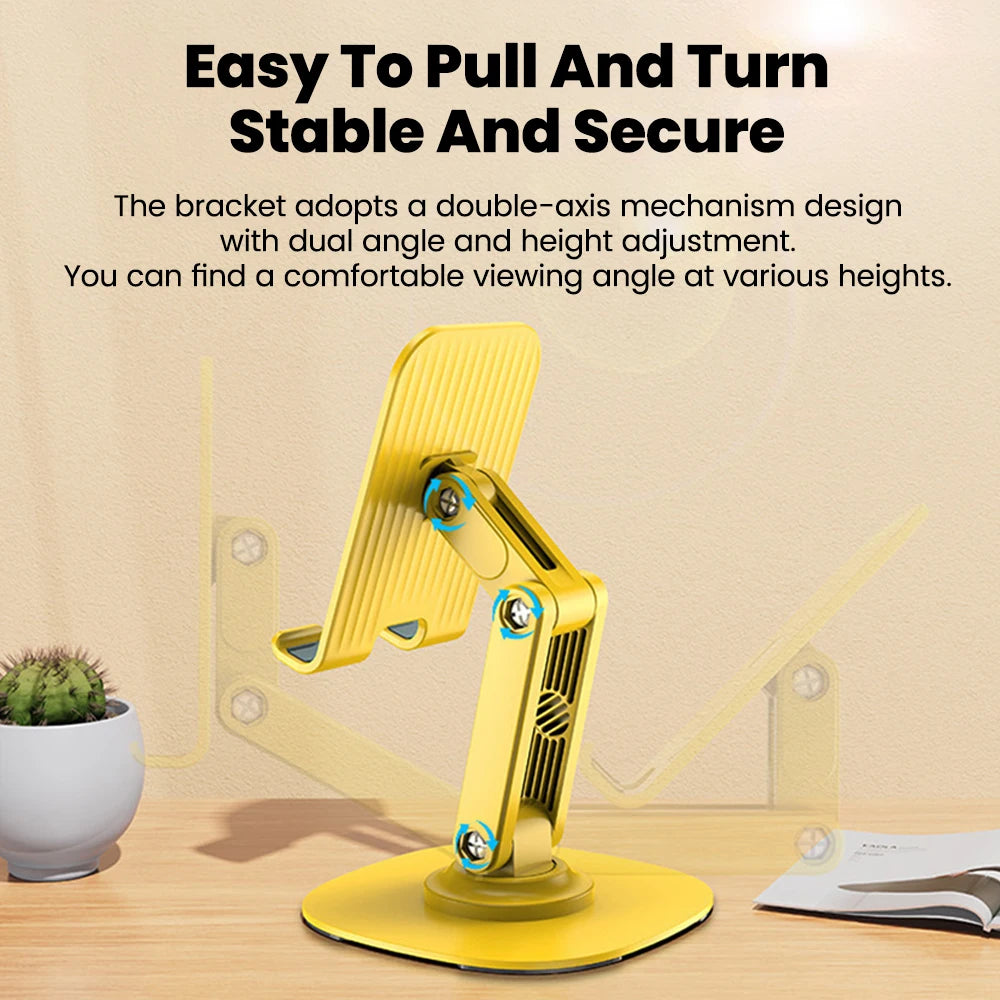 360 ° Rotation Phone Holder Foldable Desk Mobile Phone Holder Stand For IPhone Xiaomi Universal Table Cell Phone Stand Support
