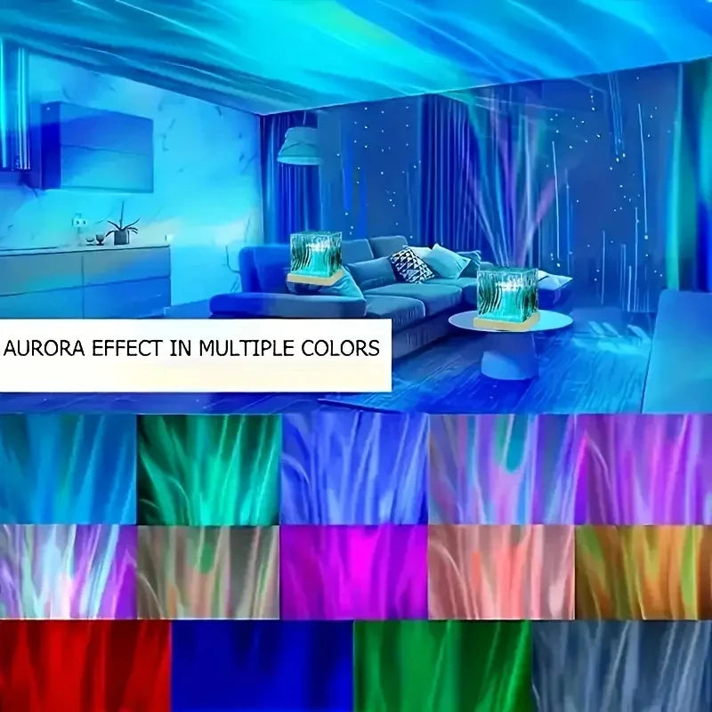 Ocean Wave Projector Light 16Colors Remote LED