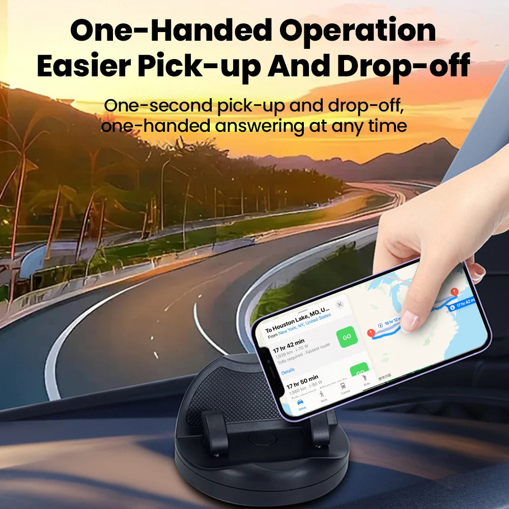 Dashboard Car Phone Holder 360 Rotation Silicone Phone Mount for Car Dash Car Number Plate Universal Mobile Phone Holder Support
